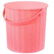 浴筐桶塑料桶洗澡带盖大号收纳加厚手提凳可坐水桶提浴桶多功能