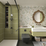 卫生间防水瓷砖贴纸浴室墙贴不伤墙面小清新厕所自粘墙纸翻新改造