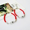 简约韩版学生情侣，手链一对刻字森系编织红绳，手链女生日礼物