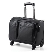 日本SANWA山业拉杆式电脑包行李箱包出差旅行包高级感可上飞机13.3英寸商务包空姐拉杆包可挂拉杆箱包