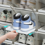 鞋盒抽拉翻盖鞋柜透明硬塑料防尘鞋架家用宿舍神器收纳盒