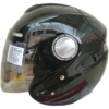 台湾瑞狮zeus碳纤维625半盔双镜片摩托车赛车头盔四季男女半包盔