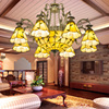 美式复古吊灯田园风格，客厅灯具餐厅卧室，简欧大气欧式柳叶吊灯