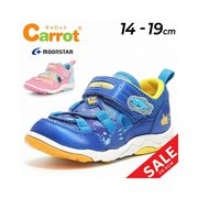 日本直邮moonstar胡萝卜14-19cm2e宽童鞋少年儿童，运动鞋防臭儿童
