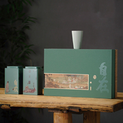 2024创意铁罐绿茶龙井茶叶包装盒空礼盒西湖明前龙井碧螺春茶叶盒