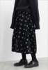 1996日系森女波点灯芯绒半身裙，女秋冬小众，设计花苞感中长裙不讨喜