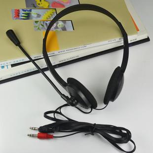 直批有线电脑头戴式耳机网吧游戏影音语音音乐，头戴式耳麦耳机