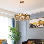后现代轻奢客厅豪华水晶灯简约北欧餐厅灯设计师港式风卧室灯