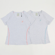 小码福利 外贸欧美运动纯棉t恤短袖女士夏季跑步高弹力网球服上衣