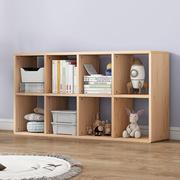 高档实木自由组合格子柜，简易玩具儿童书架松木，书柜储物收纳小柜子