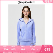 juicycouture橘滋外套女美式春季丝绒天鹅绒外套连帽夹克女