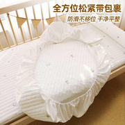 婴儿床床笠纯棉a类新生宝宝秋冬床单幼儿园儿童拼接床垫套罩定制