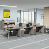 办公家具职员办公桌椅，组合简约现代电脑桌屏风246人创意员工桌