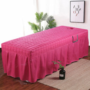 简约纯色美容床床罩单件理疗床罩 欧式加厚美容美体按摩床床罩
