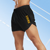 田径短裤男体育生训练裤马拉松跑步短裤三分裤运动短裤内衬