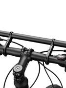 自行车车把延长架延伸支架双杆铝合金手电筒车灯扩展支架骑行配件