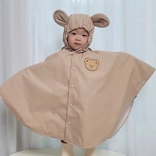 宝宝幼儿园时尚斗篷，雨披韩国ins儿童，卡通雨具雨衣