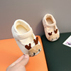 0-1岁宝宝防滑3-8-12个月，男女婴儿棉布软底学步鞋，卡通龙年婴幼鞋