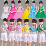 六一儿童演出服女童公主纱裙幼儿园大合唱蓬蓬裙班级舞蹈表演服装