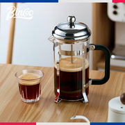 bincoo玻璃咖啡壶家用分享壶滤压壶器具打奶泡法式手冲套装法压壶