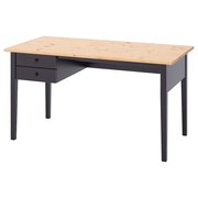 IKEA宜家ARKELSTORP阿克斯多书桌北欧实木简约电脑桌带抽屉学习桌