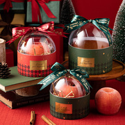 圣诞巧克力苹果抱抱桶礼物品盒子平安夜节创意小袋糖果伴手款