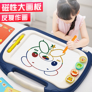 儿童画板家用幼儿大号磁性写字板，一岁宝宝彩色2涂鸦3磁力画画玩具