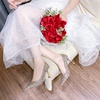 细跟水晶婚鞋女结婚新娘鞋，鞋子主高级婚宴鞋，结婚婚纱结婚法式高跟