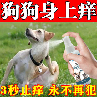 狗狗止痒喷雾狗蜱虫专用药，真菌感染宠物皮肤，止痒专用狗癣皮炎喷剂