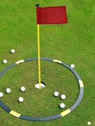 高尔夫果岭练习器范围训练器球场运动用品指示圈练习场推杆目标圈