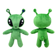 跨境AFTONSPARV green alien plush 外星人玩偶 毛绒玩具周边