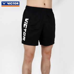 victor胜利羽毛球服速干短裤，威克多男女，款竖标时尚运动裤6299