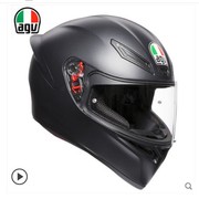 意大利AGV头盔K1K5摩托车头盔全盔四季机车赛车跑盔男女agv头盔K3