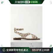 香港直邮潮奢 TOD'S 托德斯 女士 蛇皮质感凉鞋 XXW15L0IH90PJ5