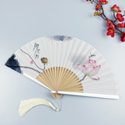 7寸扇子折扇中国风国潮古风男女汉服夏季随身便携古典折叠舞蹈扇