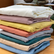 可定制尺寸100支新疆长绒棉全棉被套床单床笠四件套，素色床上用品