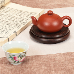 黑檀木整木花瓶茶壶盆景奇石底座