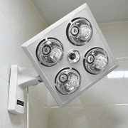 浴霸壁挂式免打孔灯暖挂墙式家用卫生间浴室洗澡暖灯泡取暖器防水
