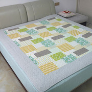 纯棉床盖薄床垫保护垫夹棉床单床褥两面，用1.8m米空调被单人绗缝被