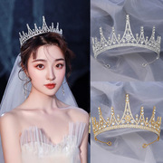 2022年头饰韩式森系大气奢华婚纱，礼服配饰女水晶钻石发冠新娘