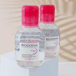 Bioderma贝德玛卸妆水小样粉水100ml舒妍洁肤液敏感肌男女旅行装