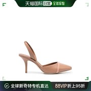 香港直邮潮奢malonesouliers女士鞋跟脂，粉色高跟鞋
