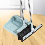 扫把套装家用塑料扫帚，簸箕组合软毛，不锈钢笤帚清洁刮水板