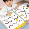 儿童控笔训练字帖描红本幼儿园练字本图画本3岁4宝宝涂色画画绘本