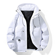 OCW潮牌 2023冬季美式白鸭绒工装羽绒服男青少年学生冬装外套