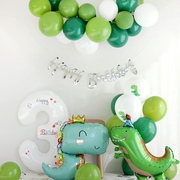 生日布置可爱恐龙绿色气球家庭氛围拍照道具男孩动物主题Ins装饰
