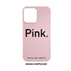 简约少女Pink苹果14promax手机壳小众12Pro卡通防摔磨砂硬壳华为mate50/保护套p50/p40/vivo/小米/iphone13