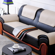 真皮沙发防滑坐垫皮质沙发垫四季通用办公商务沙发扶手垫家用