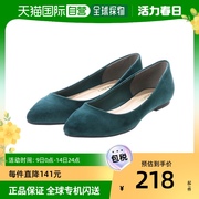 日本直邮sfwliberty娃娃平底浅口鞋(苔，绿色)单鞋圆头