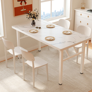 折叠餐桌小户型家用出租房，用吃饭桌子长方形，简易商用饭桌摆摊桌椅